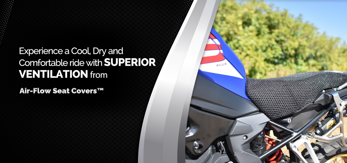 Motorcycle Riding Air Flow Air Flow Seat Covers Motorcycles – Air-Flow Seat Covers™