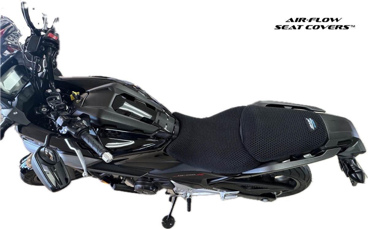 Motorcycle Riding Air Flow 3D Mesh Motorcycle Seat Cover | Breathable & Custom-Fit | Air-Flow ...