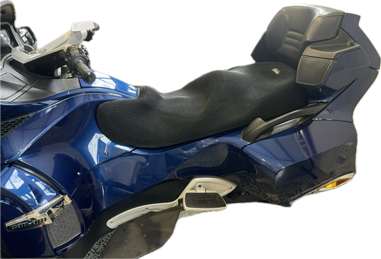 Motorcycle Riding Air Flow 3D Mesh Motorcycle Seat Cover | Breathable & Custom-Fit | Air-Flow ...